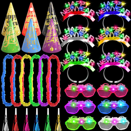 Tkifoda New Year’s Eve cone hat for festive photos
