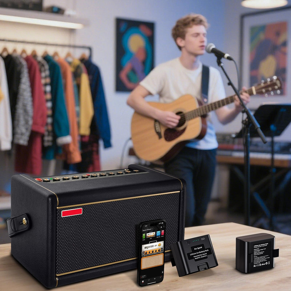 TKTKMETA Compact design fits in bag for on-the-go music.