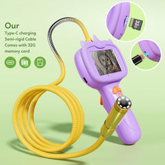 TKTKMETA borescope camera 2.4-inch screen for real-time viewing
