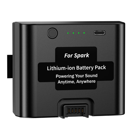 TKTKMETA Spark battery replacement 6000mAh for extended outdoor listening.