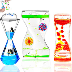 TKTM 3-types liquid motion timer with bubbles flowing for visual calm