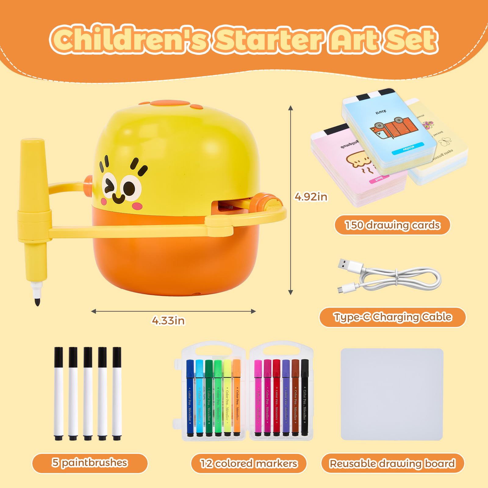 TLANDE reusable drawing board and manual help kids learn autonomously.