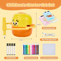 TLANDE reusable drawing board and manual help kids learn autonomously.