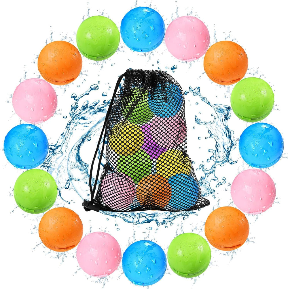 Tlitlimom water bomb balloons set with magnetic silicone design for durable summer fun.