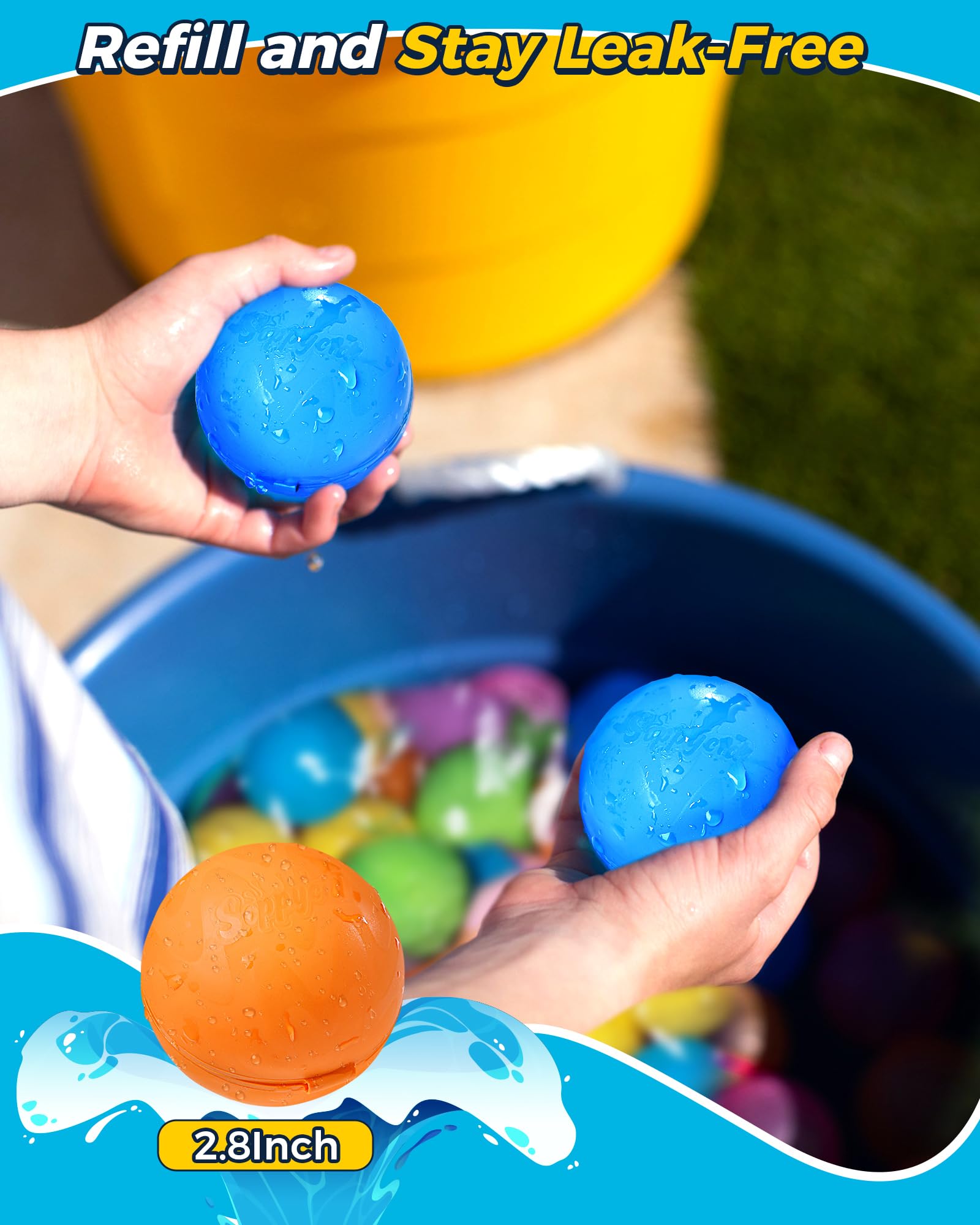 Tlitlimom water bomb balloons support group play and summer fun.