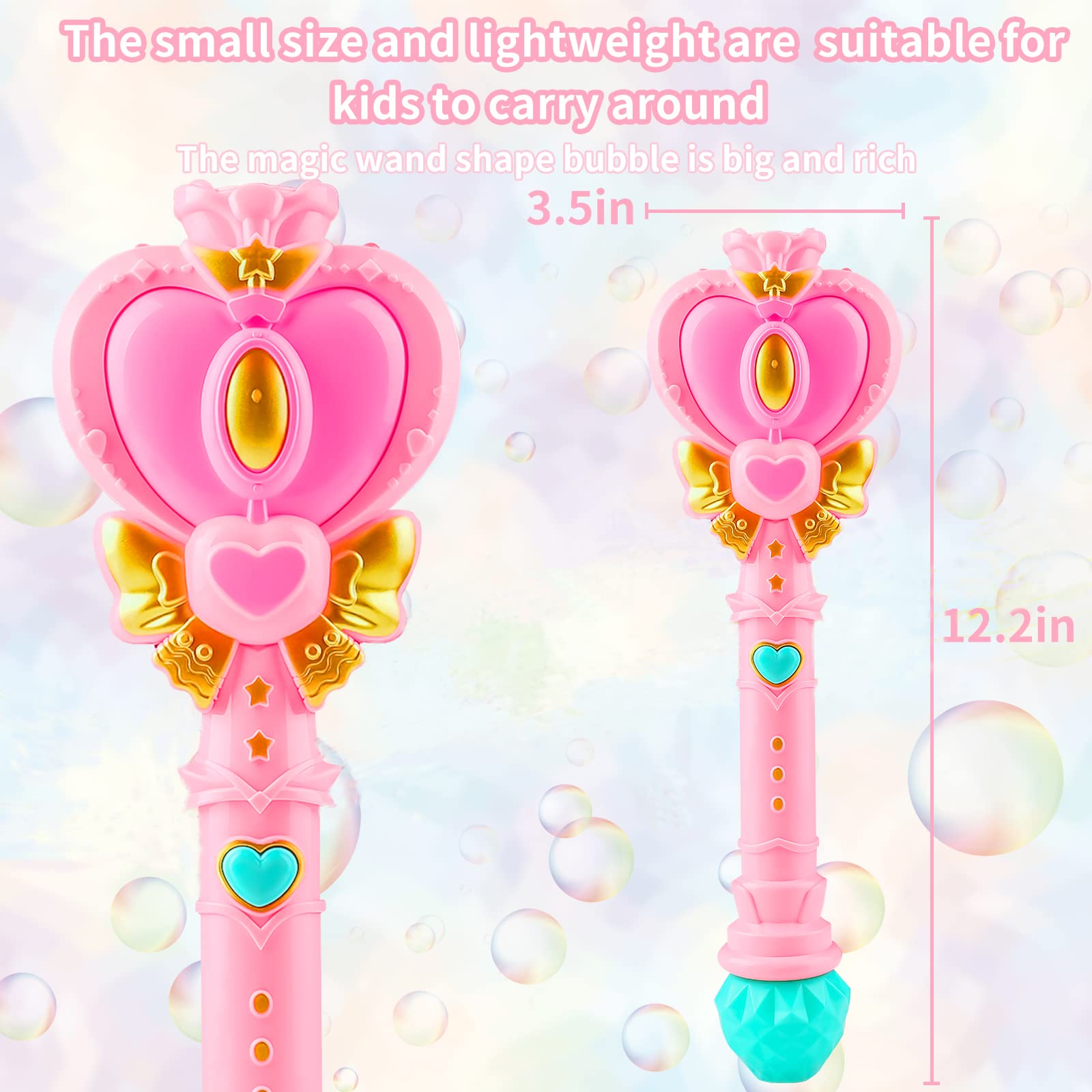Tlkiaa Bubble Machine battery-operated for continuous bubbles