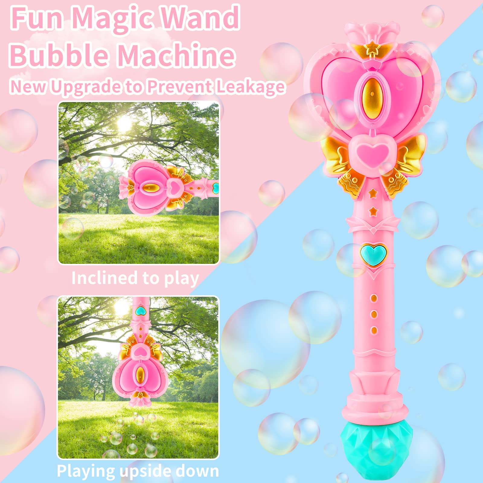 Tlkiaa Bubble Wand ideal for outdoor play at the beach, park, or garden