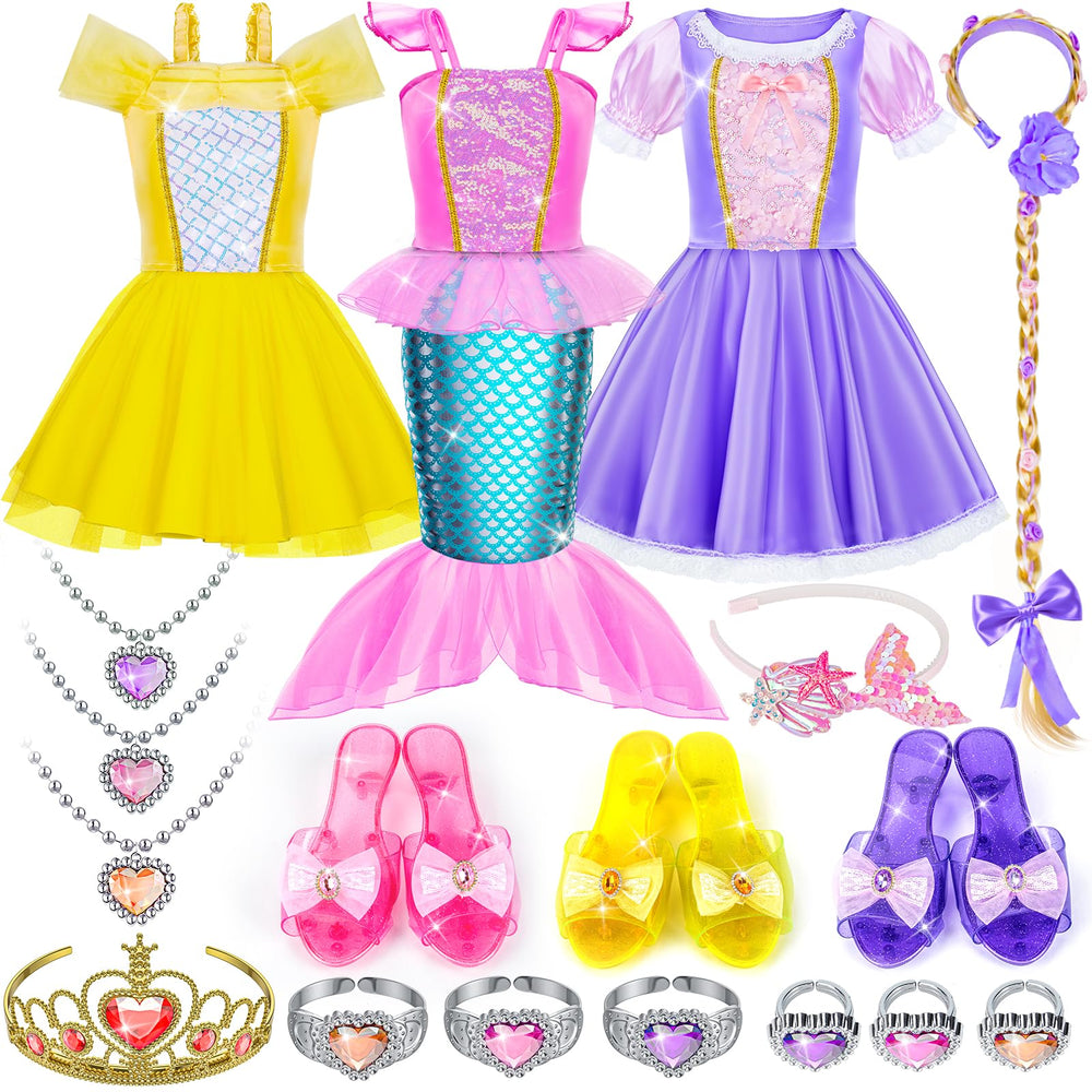 Tlooe Princess Beauty Rose top shown for imaginative play and dress-up fun