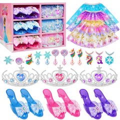 Brand-ready Tlooe princess dress-up set packaging keeps accessories neatly organized for playtime