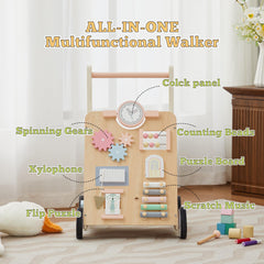 Tltaroni walker handle height adjusts for safe standing and walking.