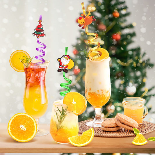 TMGIDRI Christmas party straw designs brighten decor and candy bags