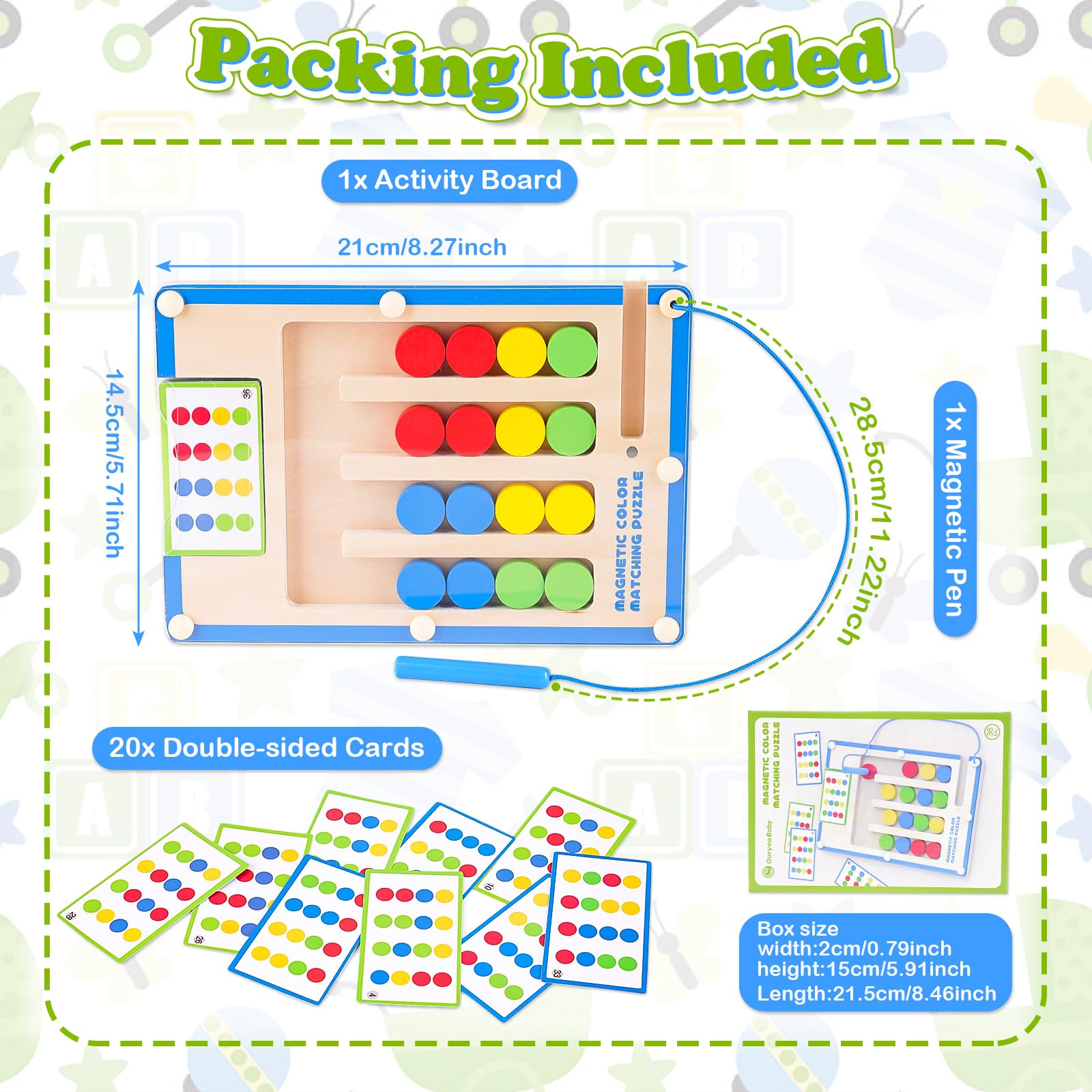 Ideal gift for 3-7 year olds for screen free learning