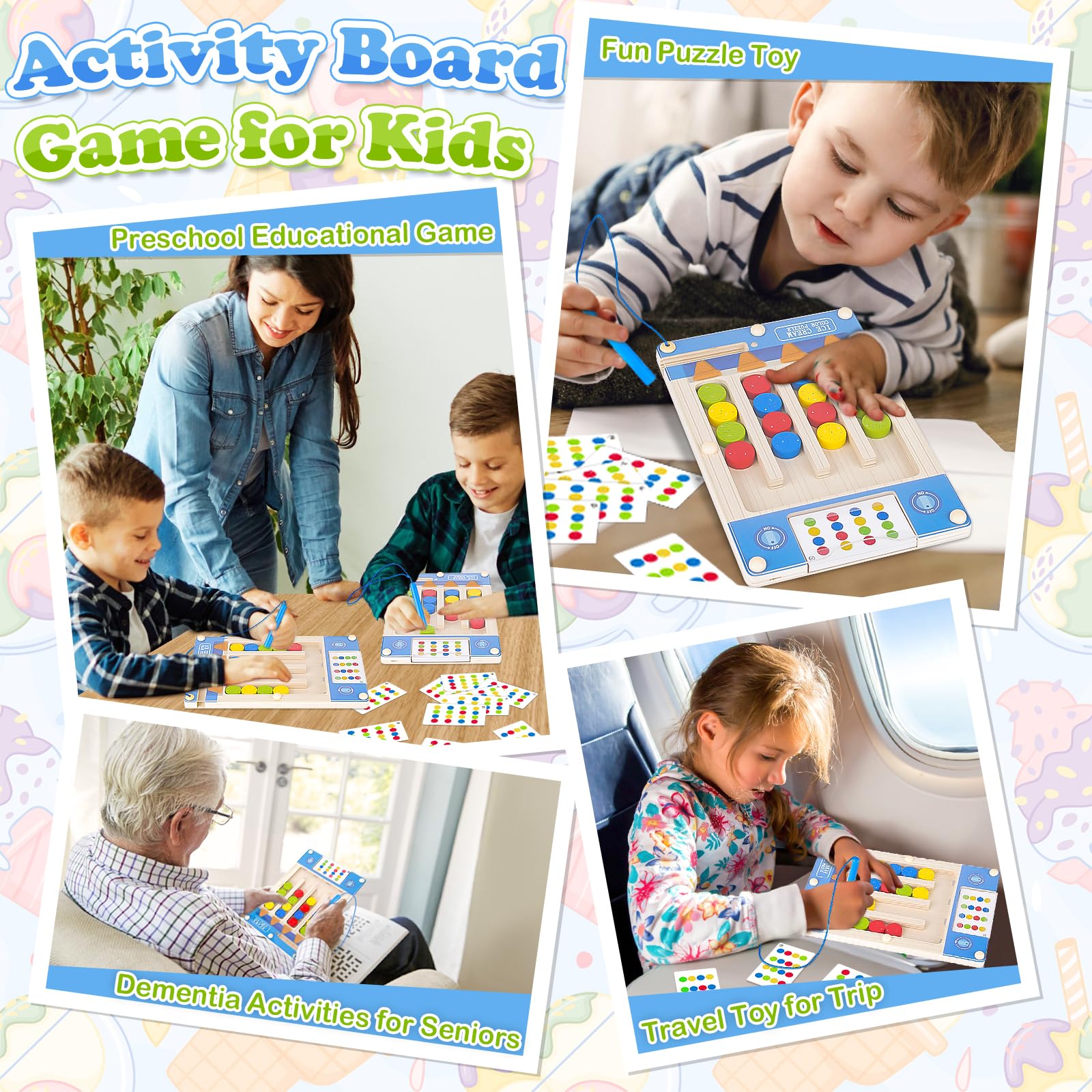 TMGOT magnetic pen activity promotes precise movements during matching tasks.