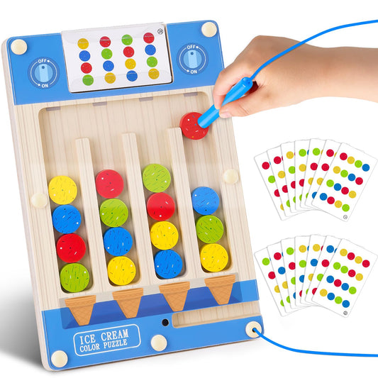 TMGOT Montessori wooden sensory board enhances fine motor skills through tactile play.