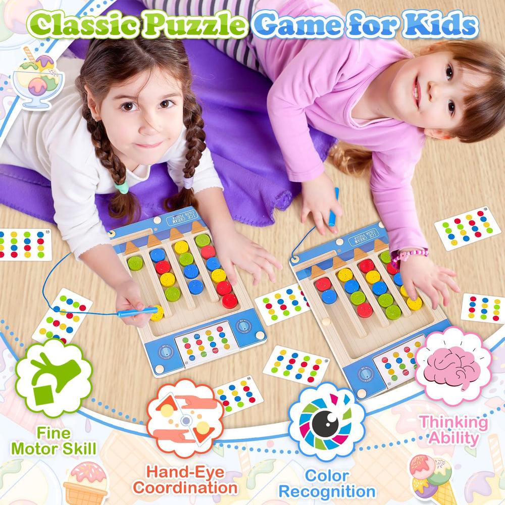 TMGOT portable wooden Montessori toy ideal for travel and on-the-go learning.