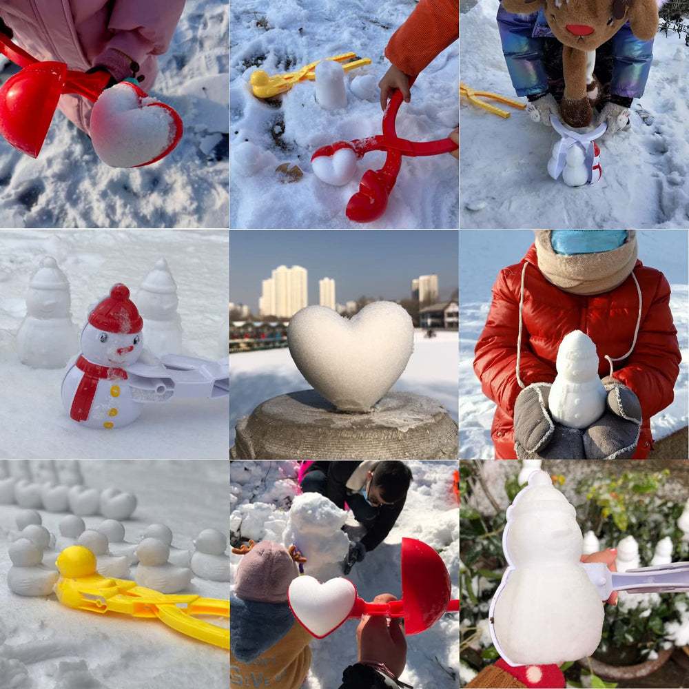 TMIXIU Outdoor Snow Toy Set invites kids and adults to playful snowball battles.