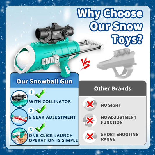 TMIXIU snowball molds set highlights 13 designs for creative snow scenes