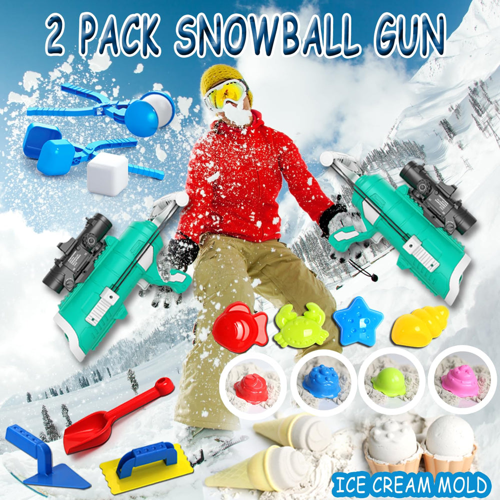 TMIXIU snowball scoops 3-pack for quickly forming even snowballs