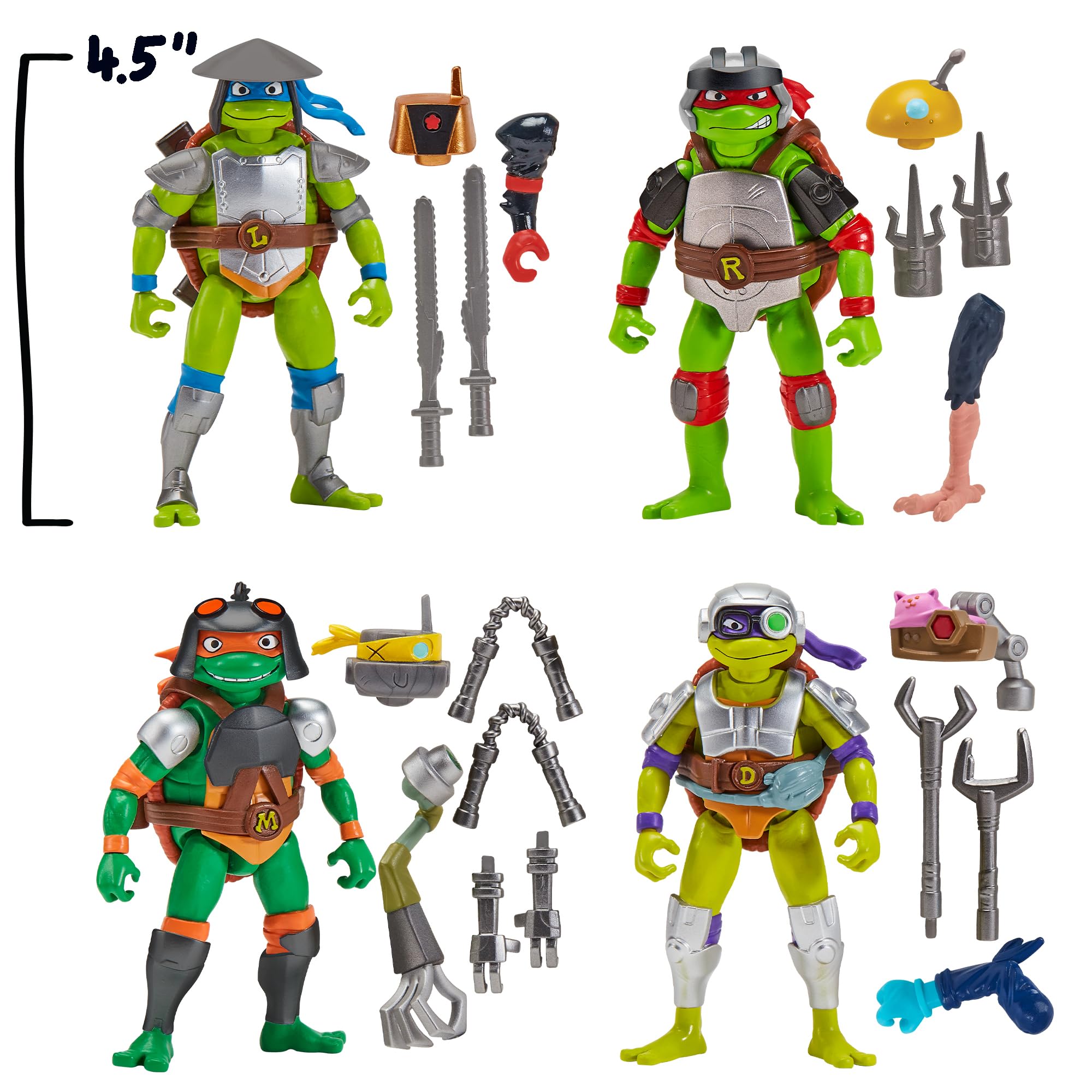 TMNT Armored Donatello figure with TV-inspired detailing for display