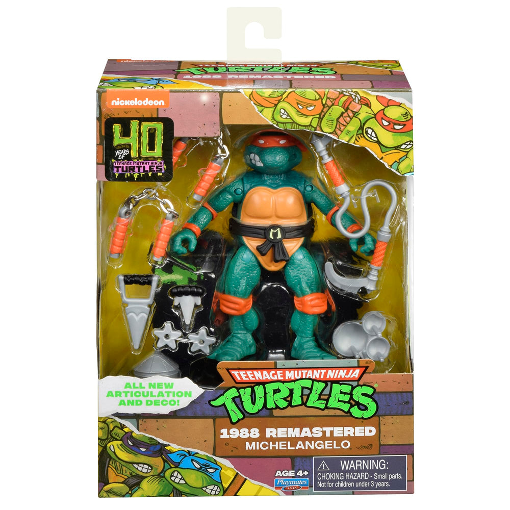 TMNT packaging and branding celebrate a classic toy line.
