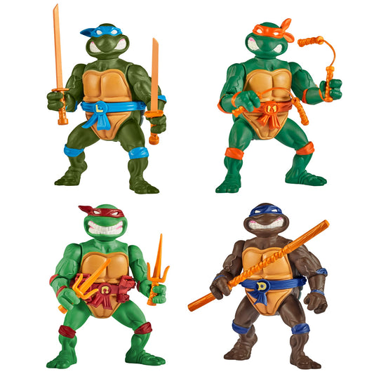 TMNT Classic 4-Inch Turtles 4-Pack figures ready for display and action.