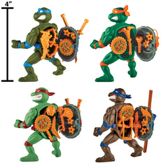 TMNT back-shell storage keeps accessories organized for quick reloading.