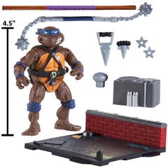TMNT Donatello remastered figure showing high articulation for dynamic poses