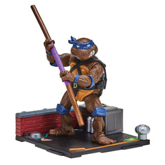 TMNT Donatello remastered figure front view with detailed sculpt for display