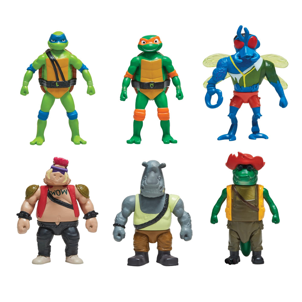 TMNT Figures storage behind van door keeps play area tidy