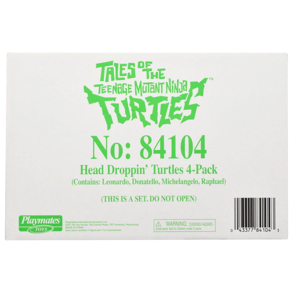 TMNT Head Droppin' Turtles display-ready collectible set