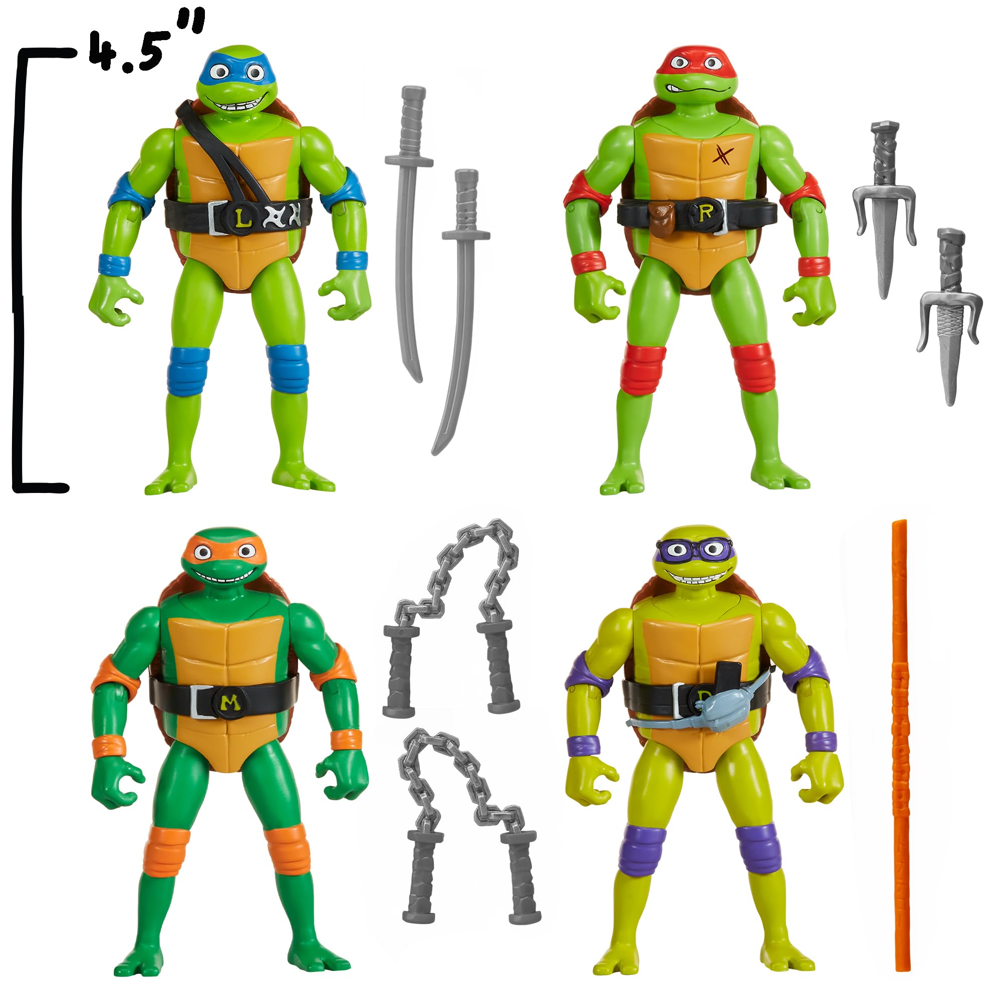 TMNT Head Droppin' Turtles Donatello figure ideal for creative battles