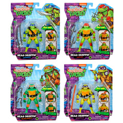 TMNT Head Droppin' Turtles Raphael figure for dynamic head-drop action
