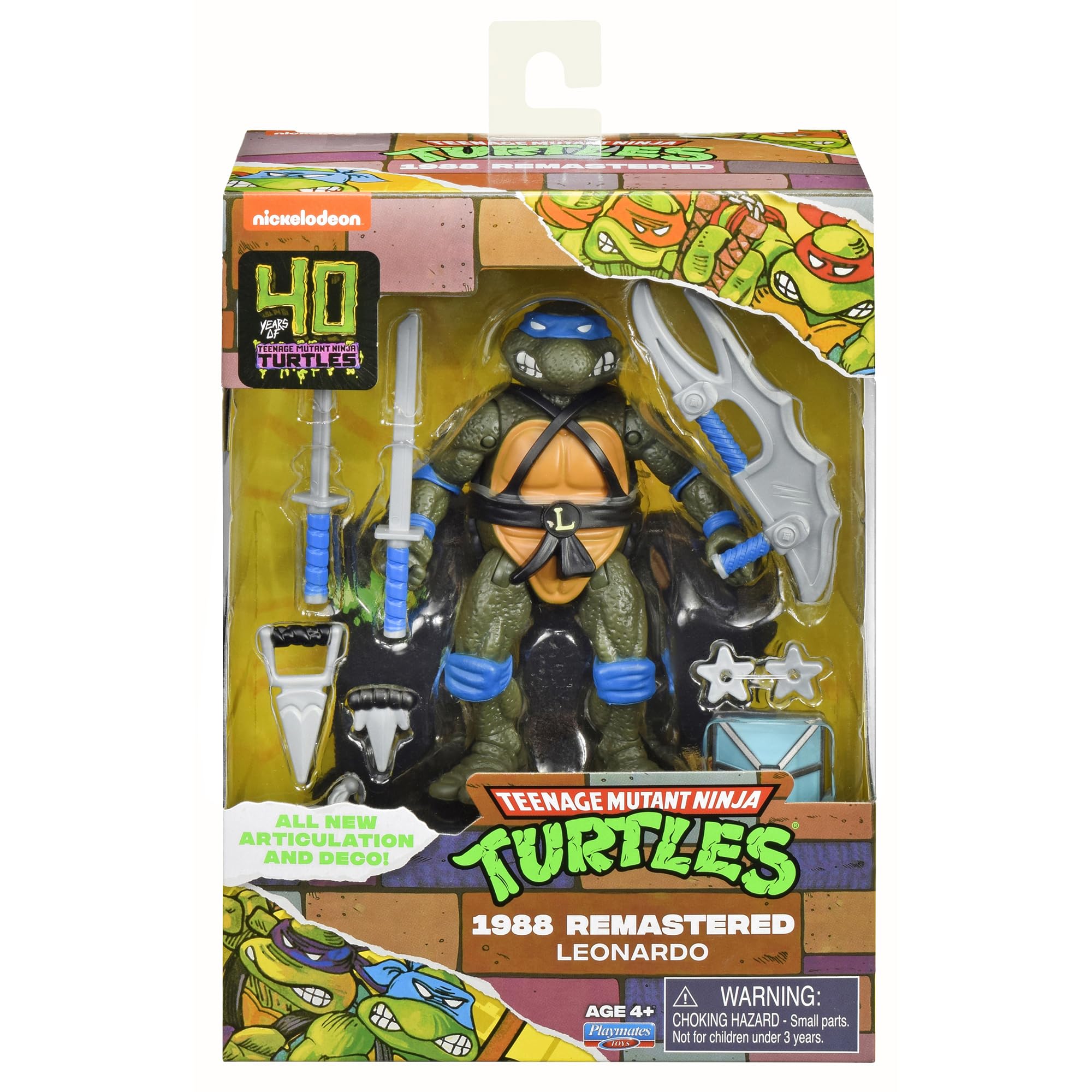 TMNT Leonardo remastered deco details evoke 1980s nostalgia