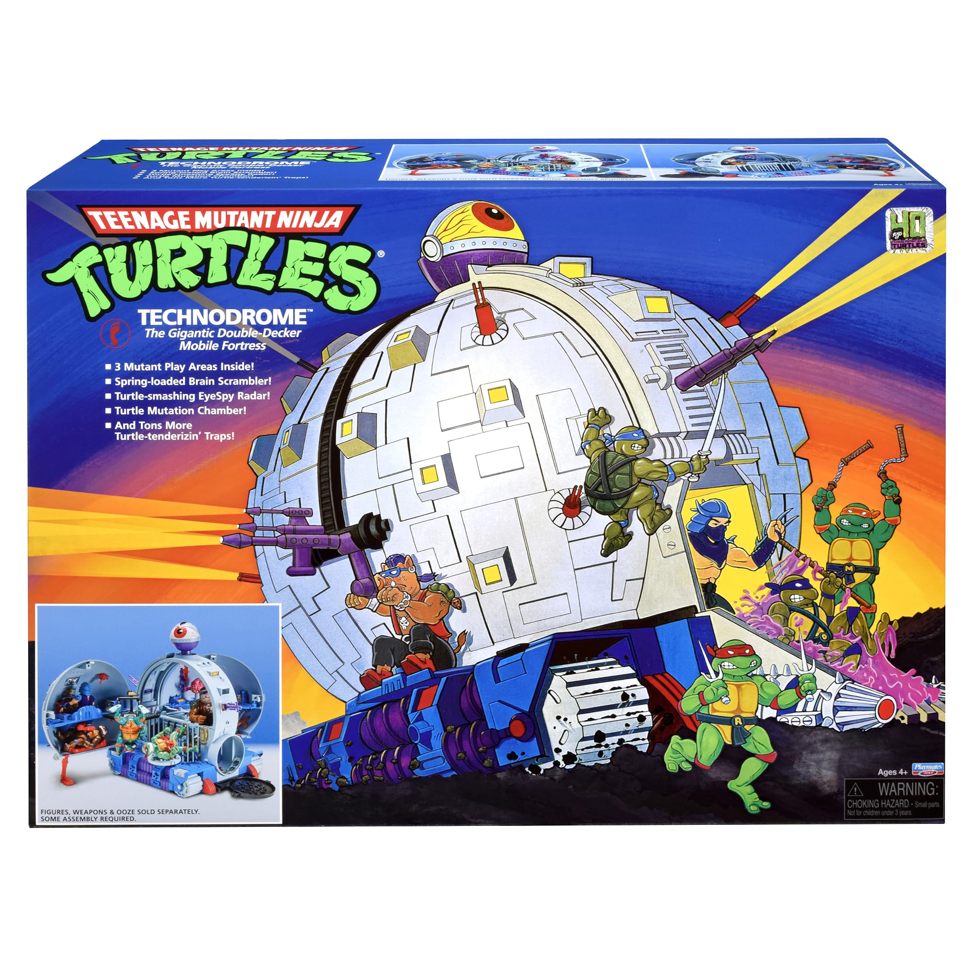 TMNT Master Mutant Command Center oversees the action