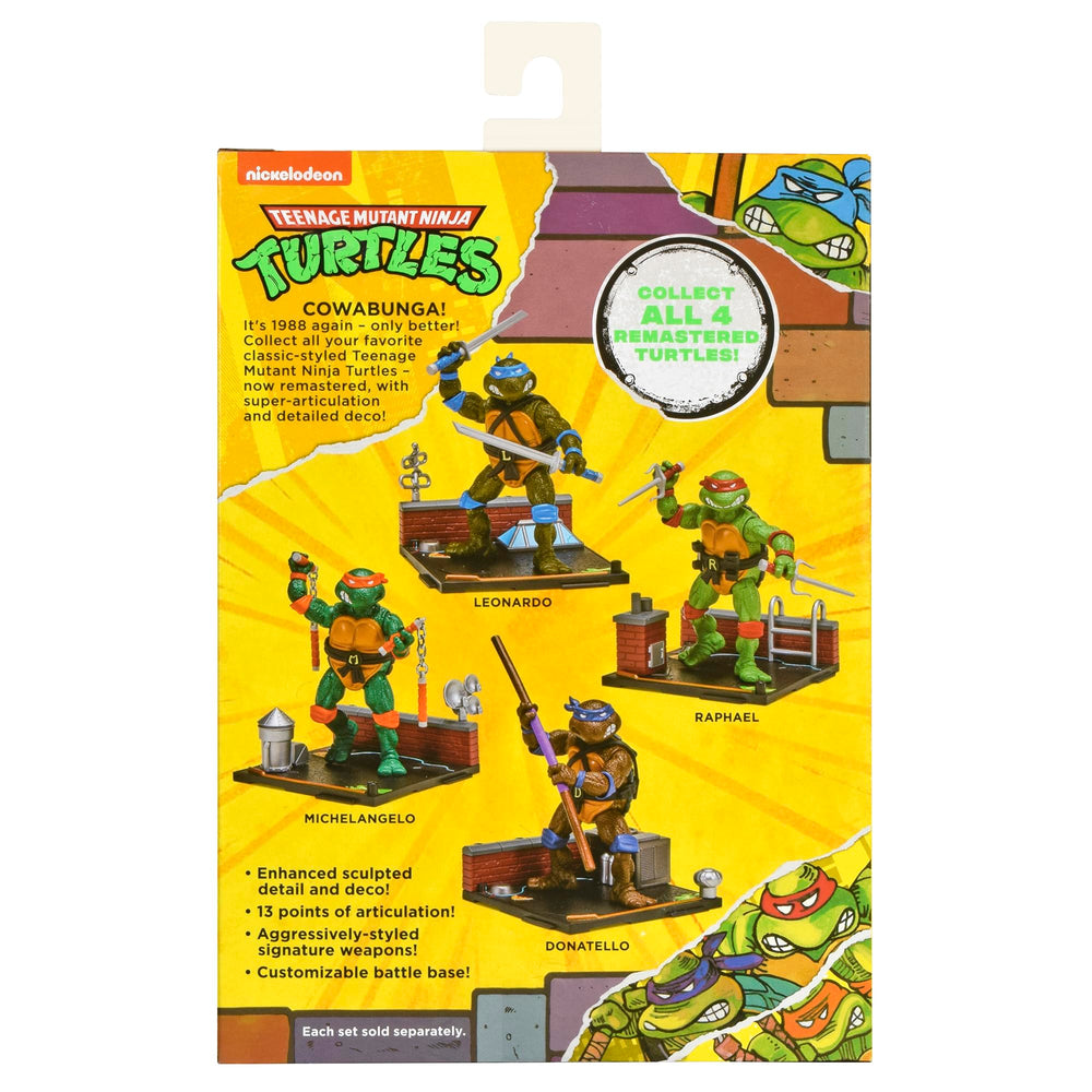 TMNT Michelangelo ninja gear closeup highlights iconic weapons.