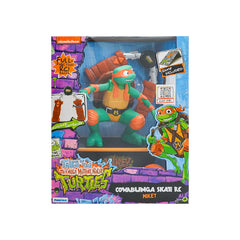 TMNT Mikey RC car low-angle trick shot demonstrates stunt ready design