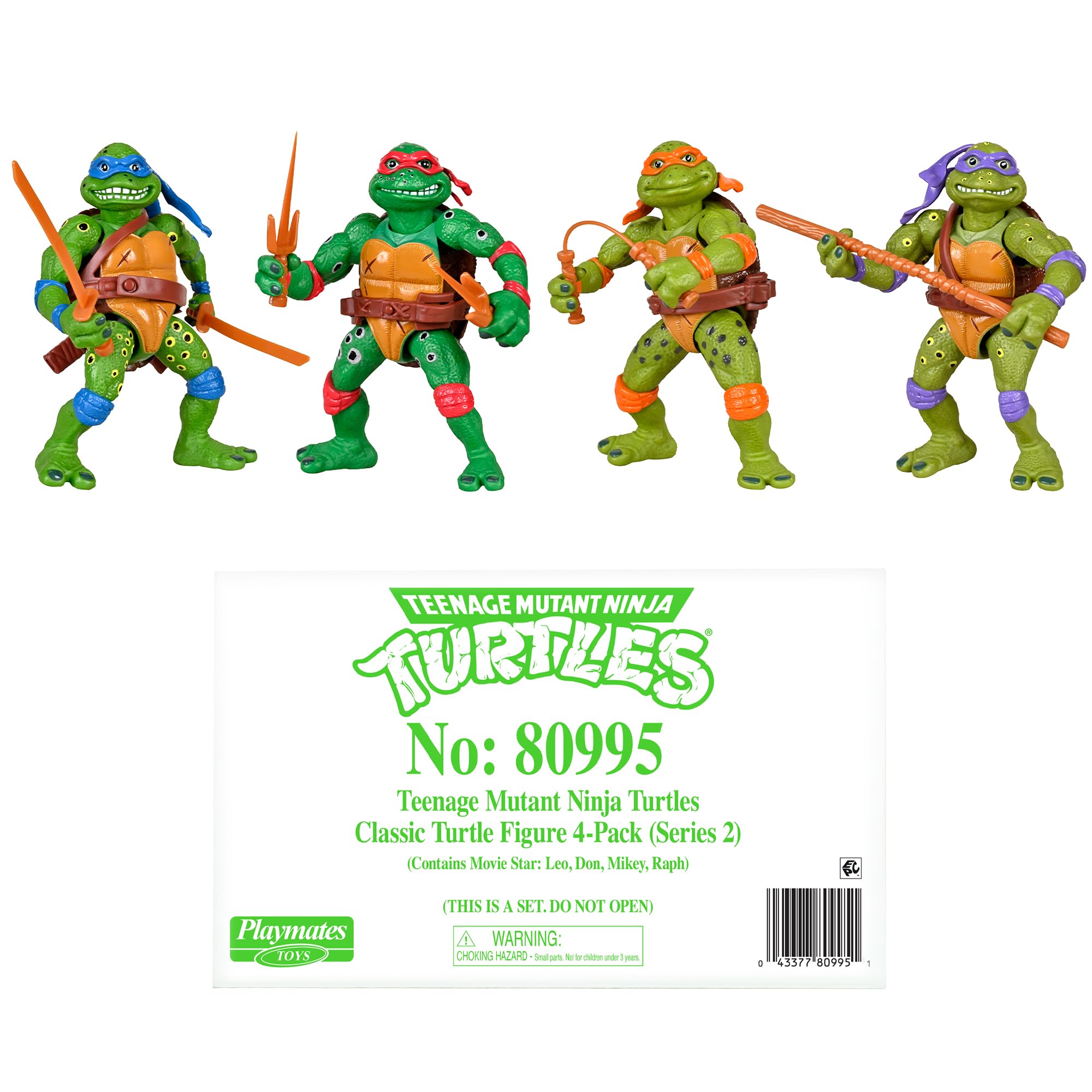 TMNT Micro Mutant weapons rack included for authentic TMNT battles.