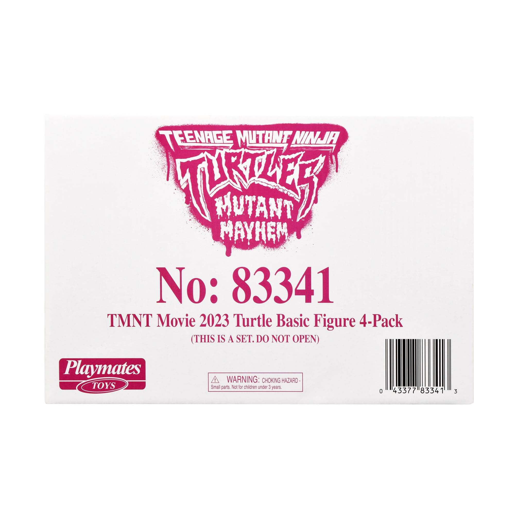 TMNT Mutant Mayhem 4-pack ready for battle play
