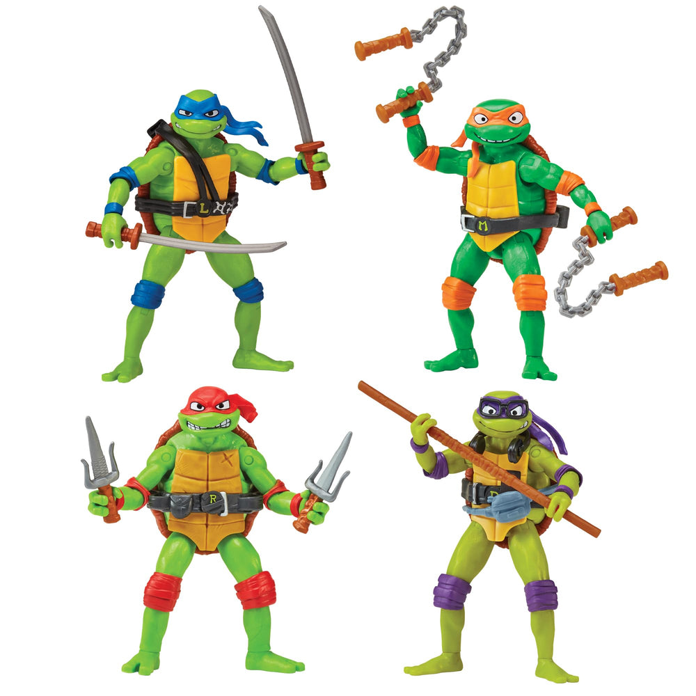 TMNT Mutant Mayhem Leonardo figure ready for action adventures