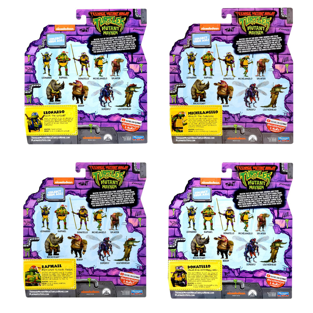 TMNT Mutant Mayhem Michelangelo figure for storytelling fun