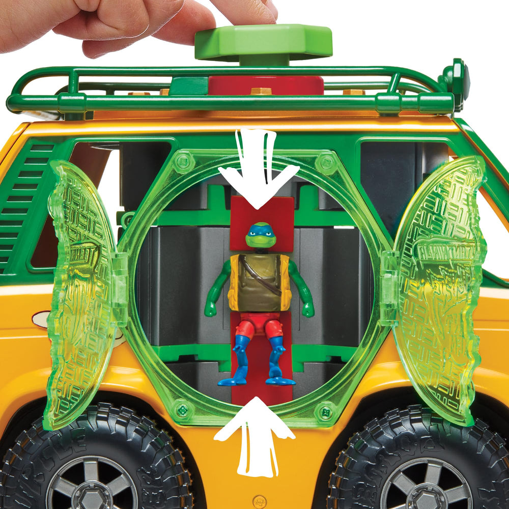 TMNT Mutation Station assembled detail highlights TV-inspired design