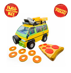 TMNT Pizza Blaster RC controller, pizza-shaped for intuitive steering
