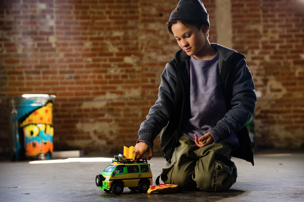 TMNT Pizza Blaster foam pizzas collection ready for launching