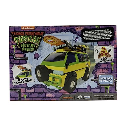 TMNT Pizza Blaster RC vehicle in action with launching capability