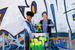 Movie-inspired TMNT styling brings familiar energy to playtime.