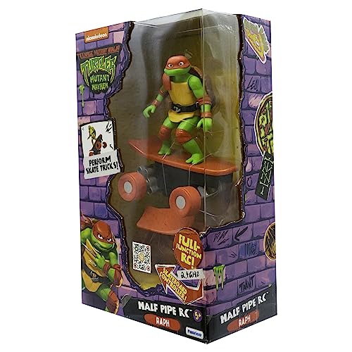 TMNT collectible figure with trick-ready board for imaginative battles.
