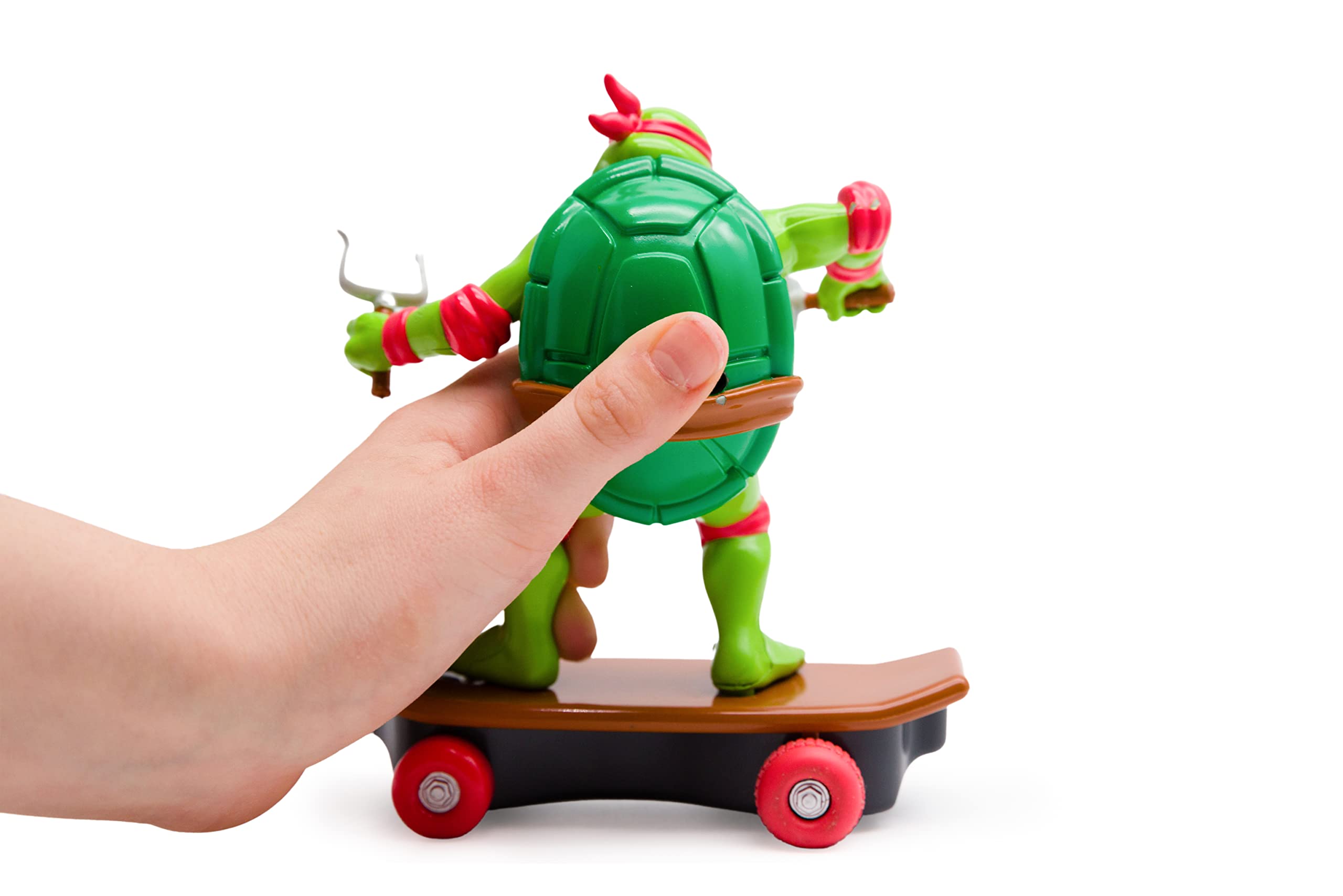 Donatello figure pose from TMNT Sewer Shredders for creative battles