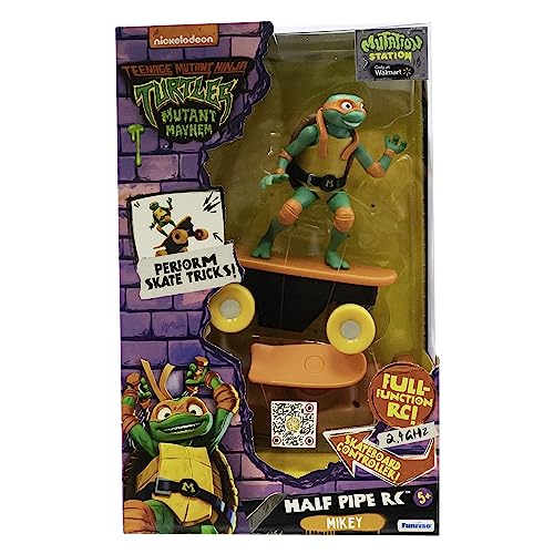 TMNT skateboard RC remote controller enables intuitive speed and tricks.