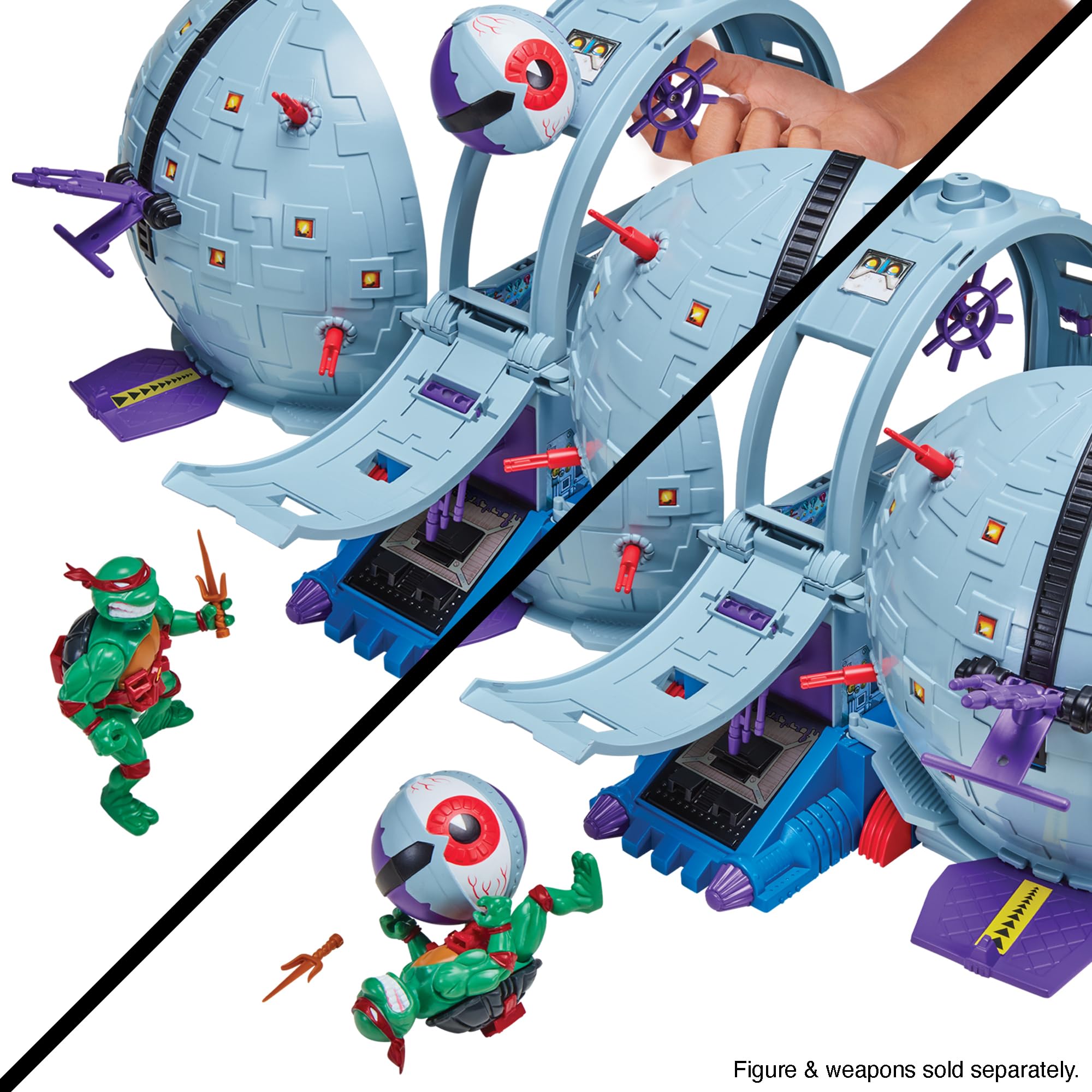 TMNT weapons storage room reveals arsenal for dynamic skirmishes