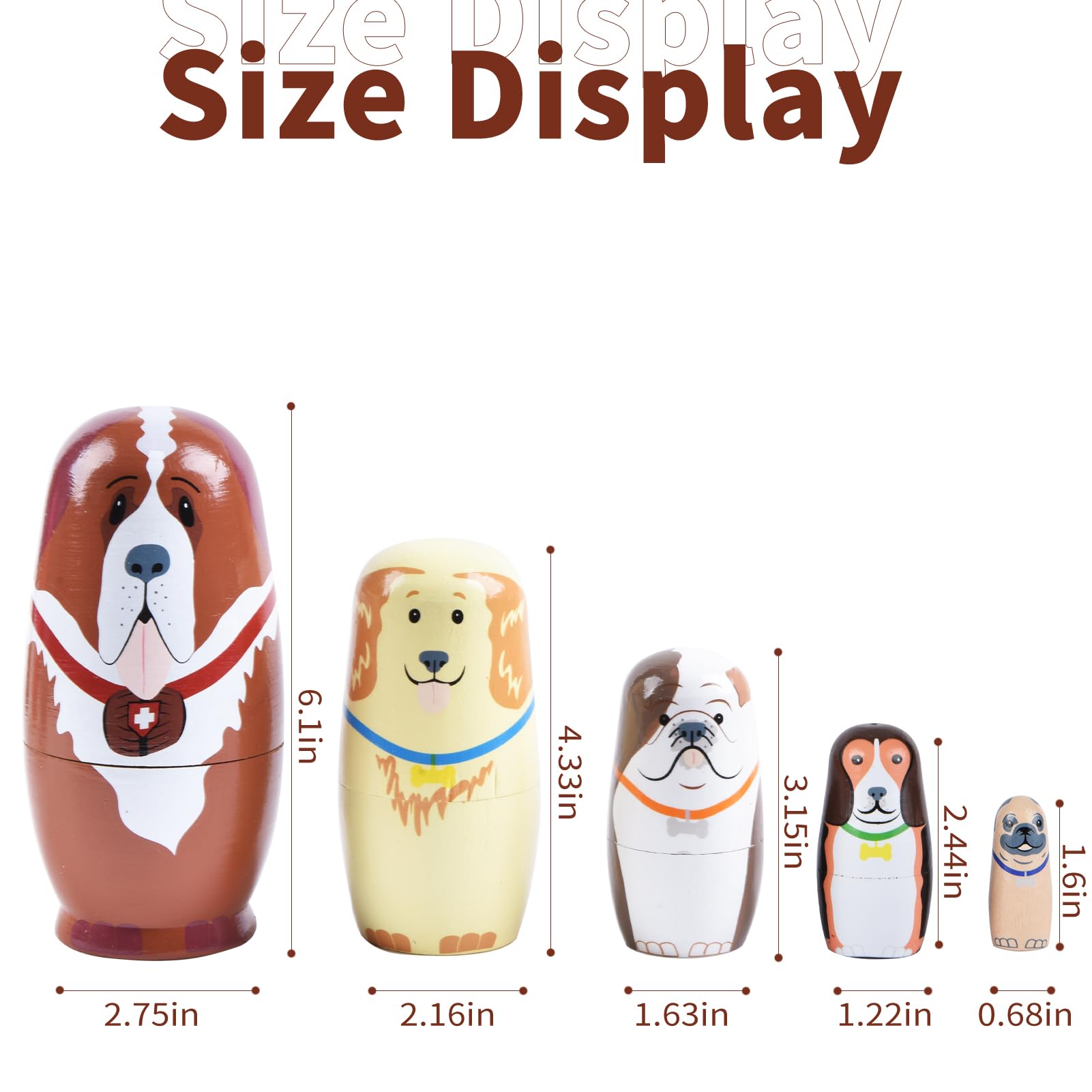 Tngan Nesting Dolls reveal animals inside, encouraging imaginative play.